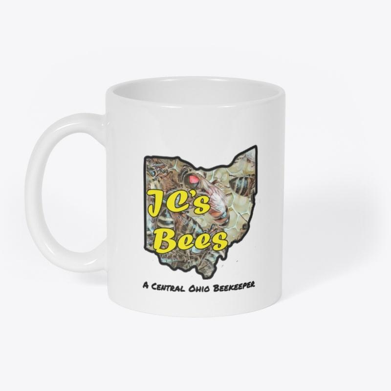 JC's Bees Logo Coffee Cup